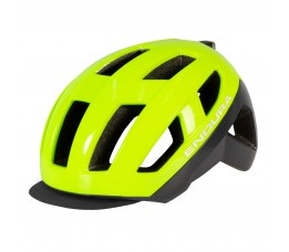 Endura Urban Luminite Helmet: Hi-viz Geel - S-m