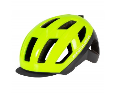 Endura Urban Luminite Helmet: Hi-viz Geel - S-m