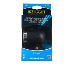 Ikzi Light Koplamp Nero Batterij 10 Lux Zwart