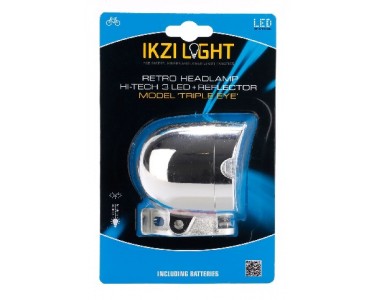 Ikzi Light Koplamp Triple Eye 3 Led Batterij 11 Lu